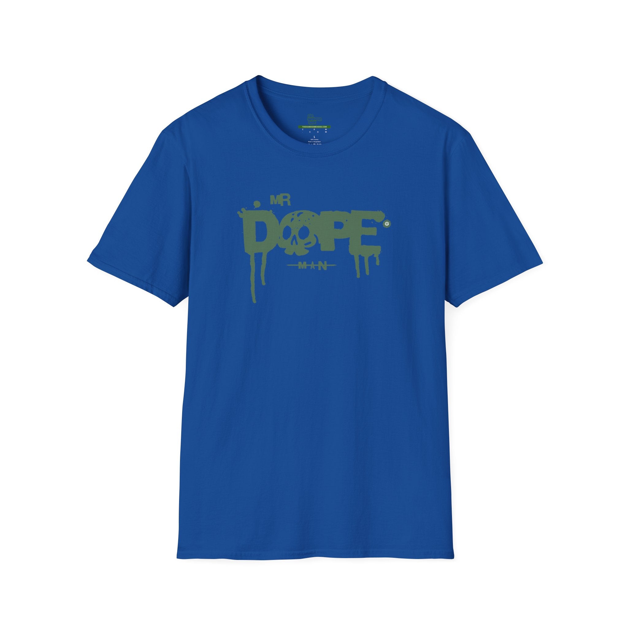 Dope Skull Graffiti T-Shirt — "Mr Dope" Drip Streetwear Tee