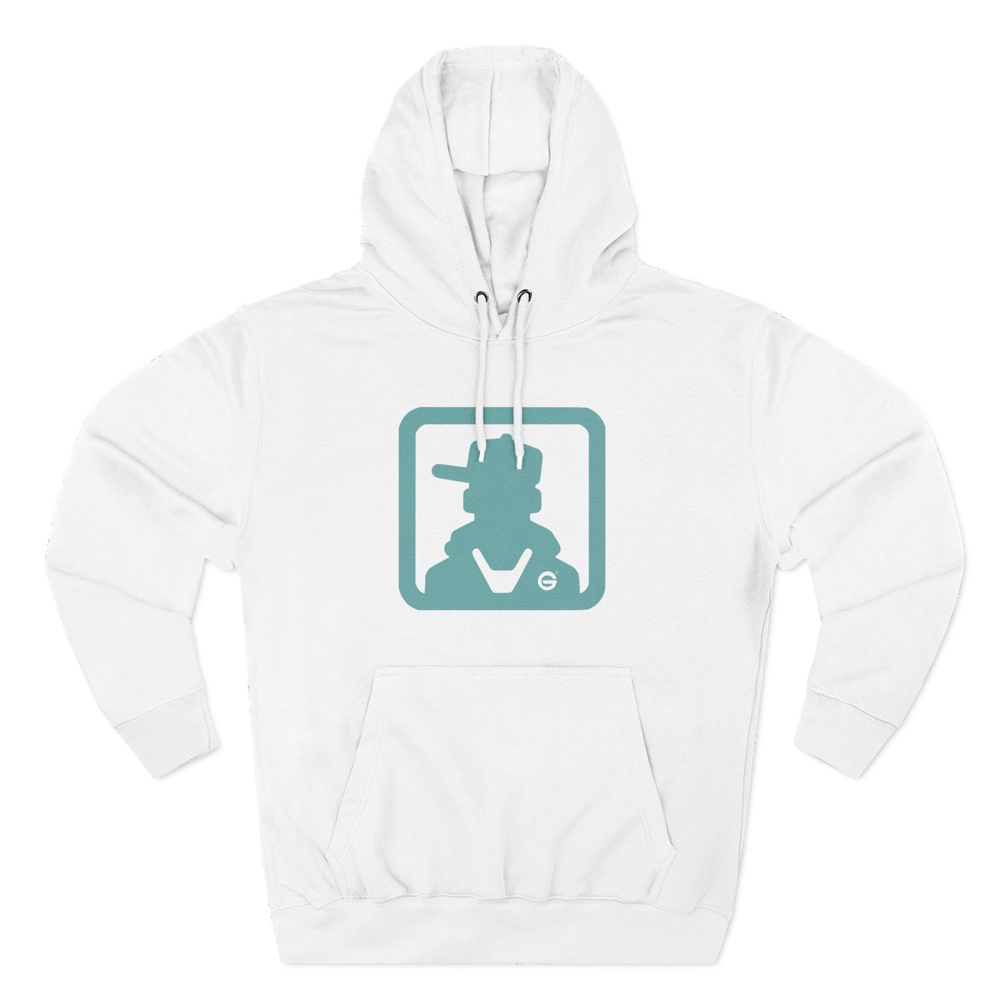 Three-Panel Fleece Hoodie