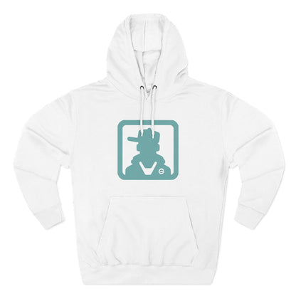 Three-Panel Fleece Hoodie
