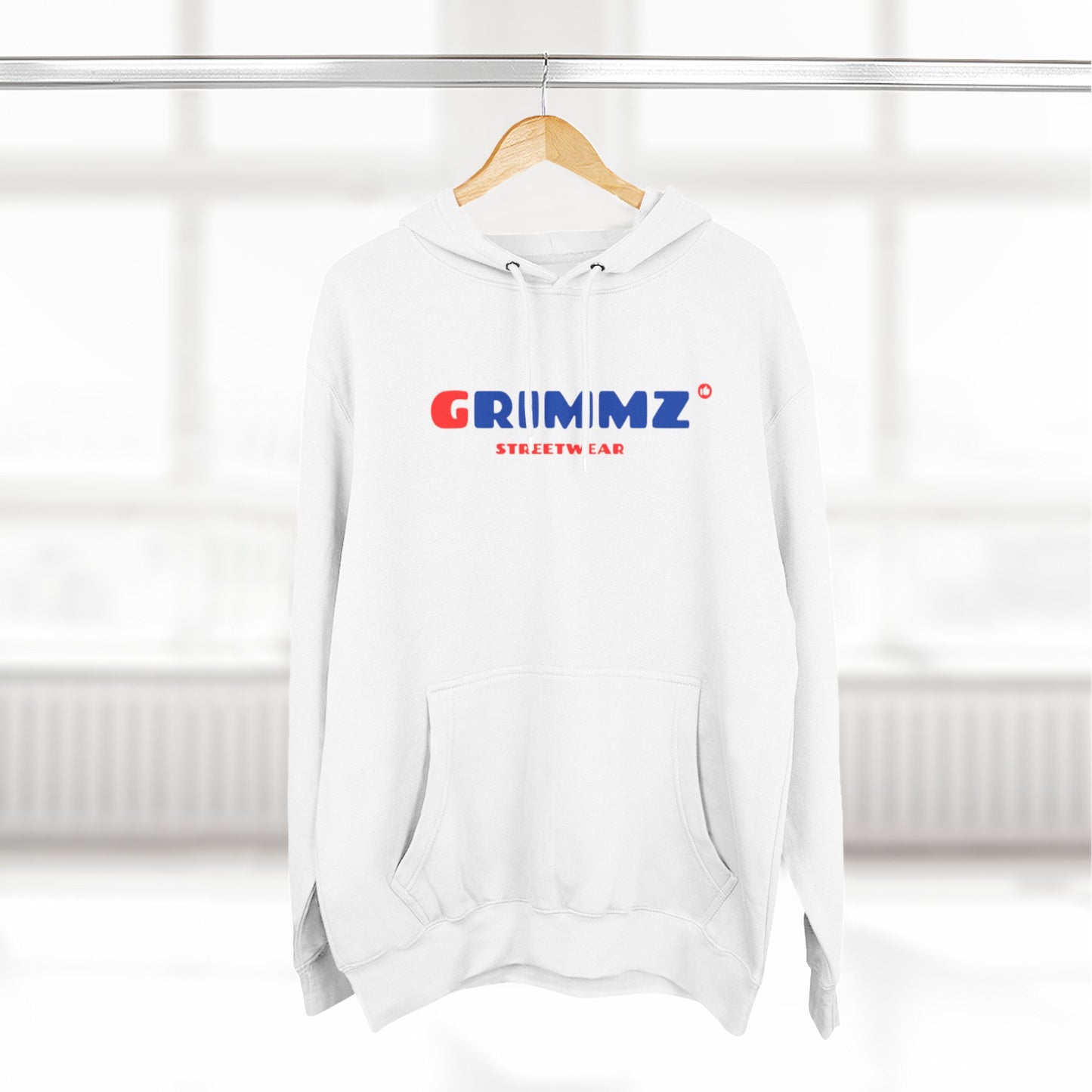 GRIIMZ Bold Red Blue Hoodie