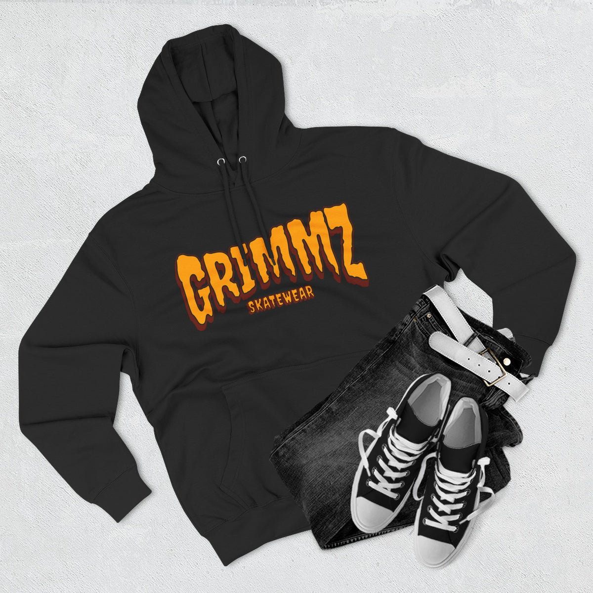 Grimmz Skateboarding Skeleton Hoodie