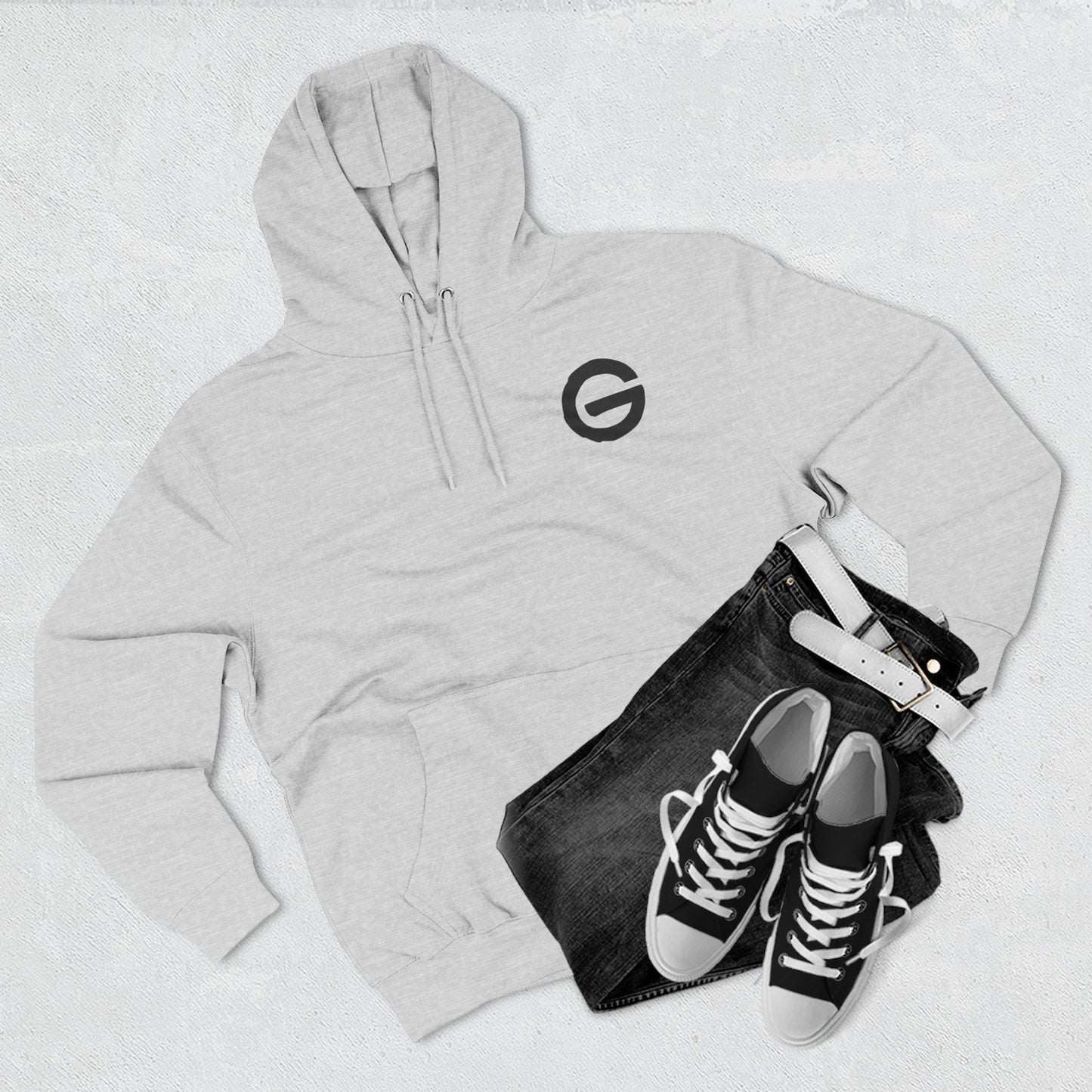 Hustle Flow Motivational Fleece Hoodie