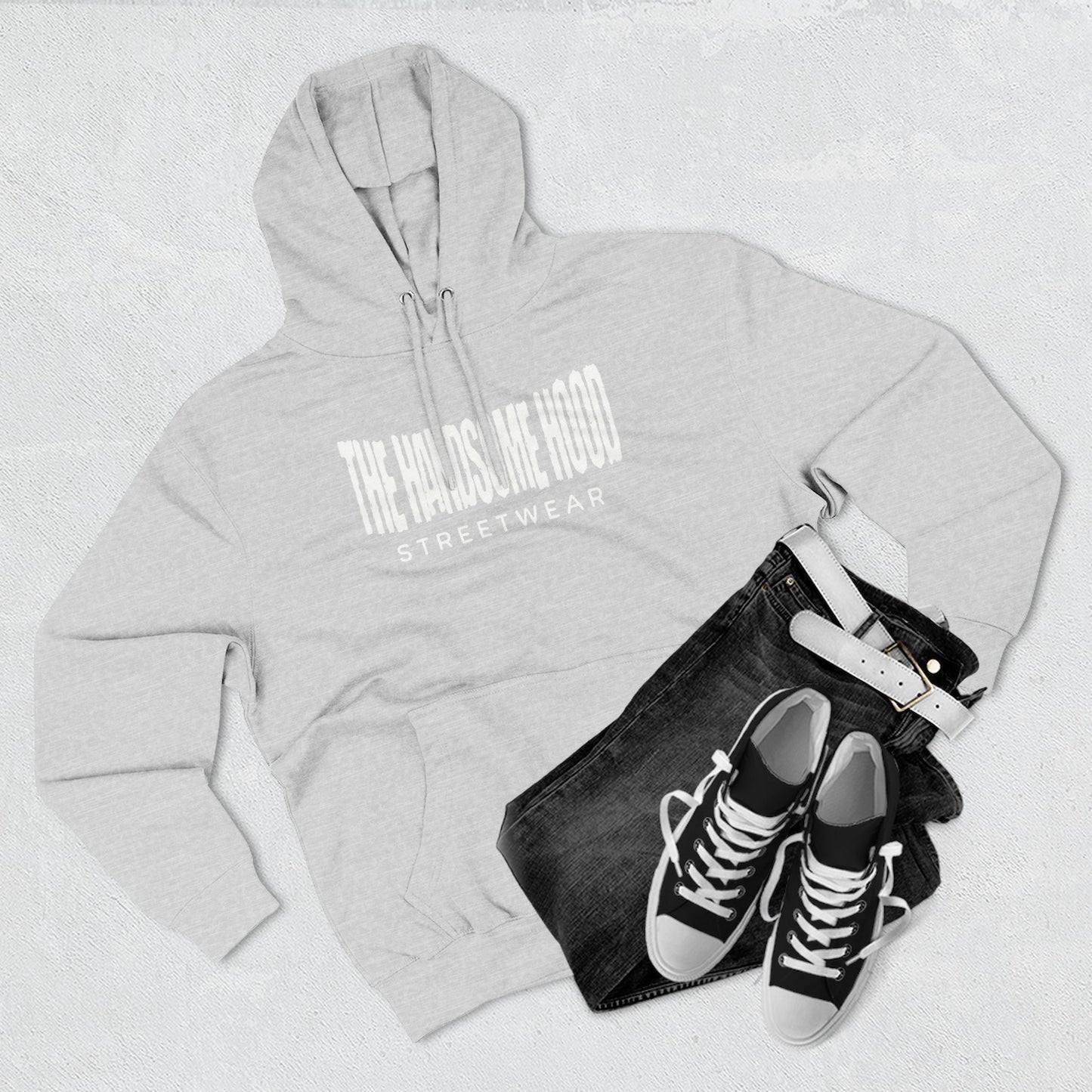 Housome Hood Grey Three-Panel Hoodie