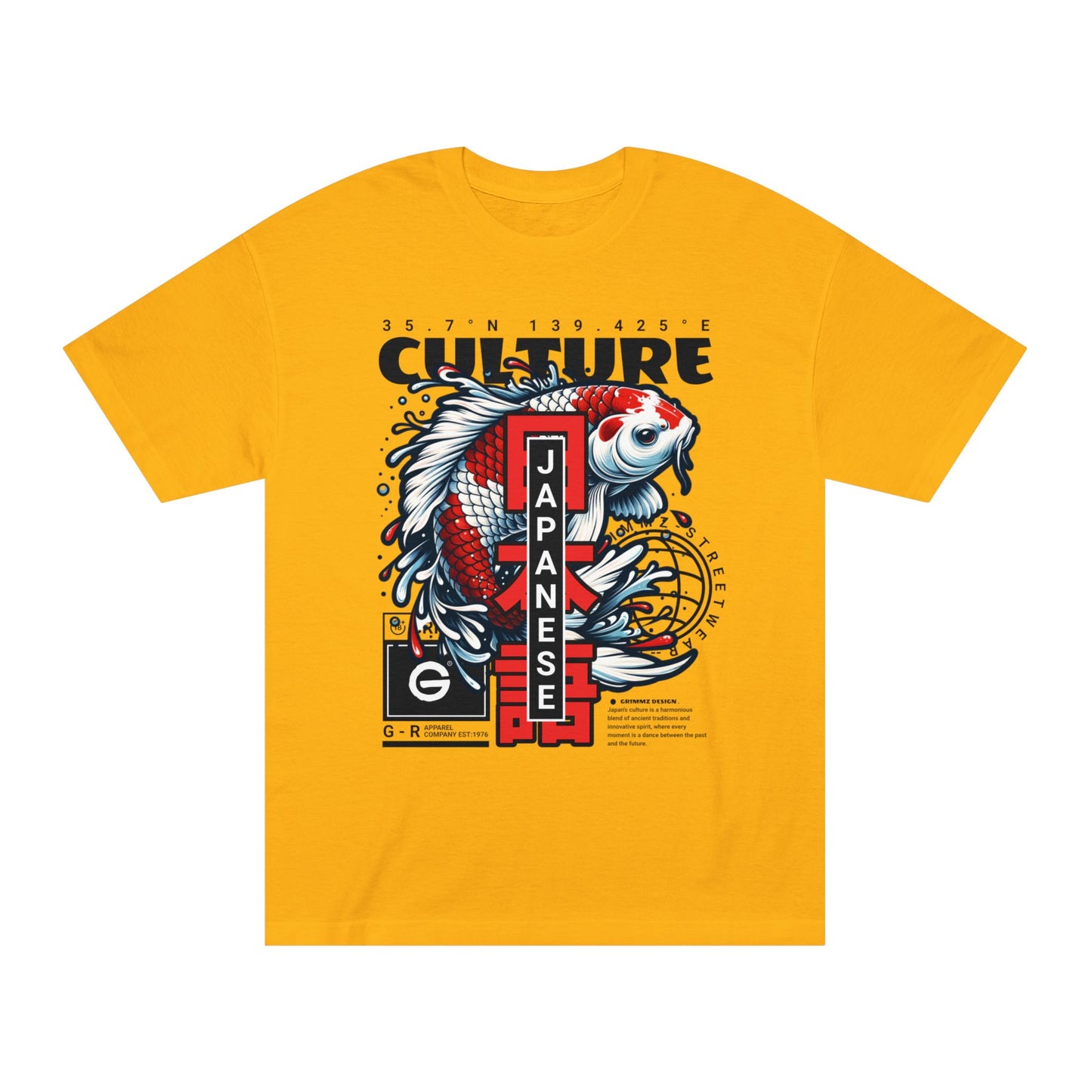 Japanese Koi Culture Graphic Tee
