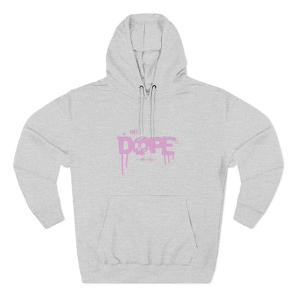 Dope Skull Graphic Hoodie Pink Drip Streetwear