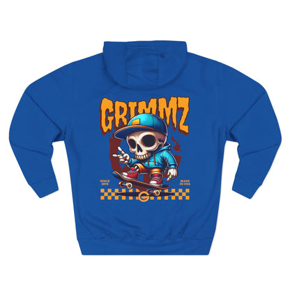 Weirdo Graphic Hoodie — Retro Skate Cartoon Fleece Pullover