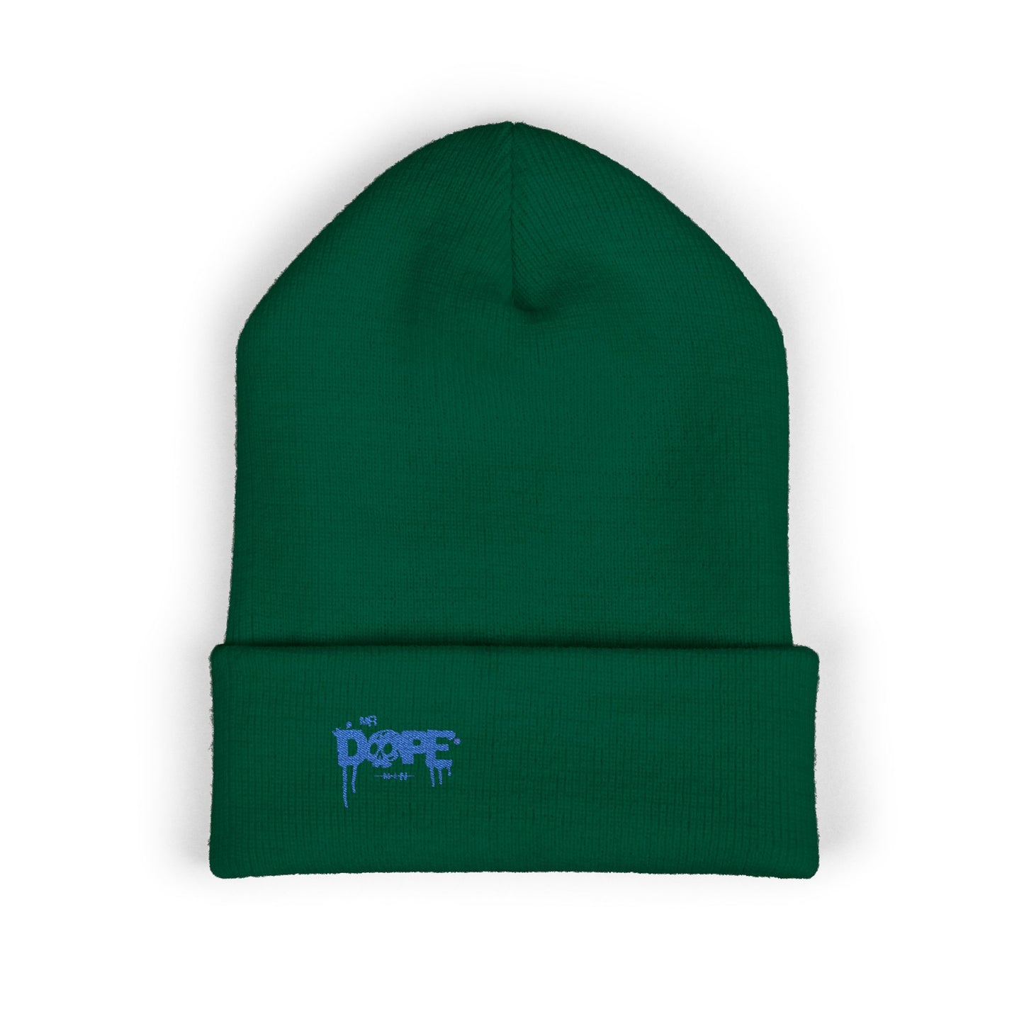 Embroidered Dope Streetwear Knit Beanie