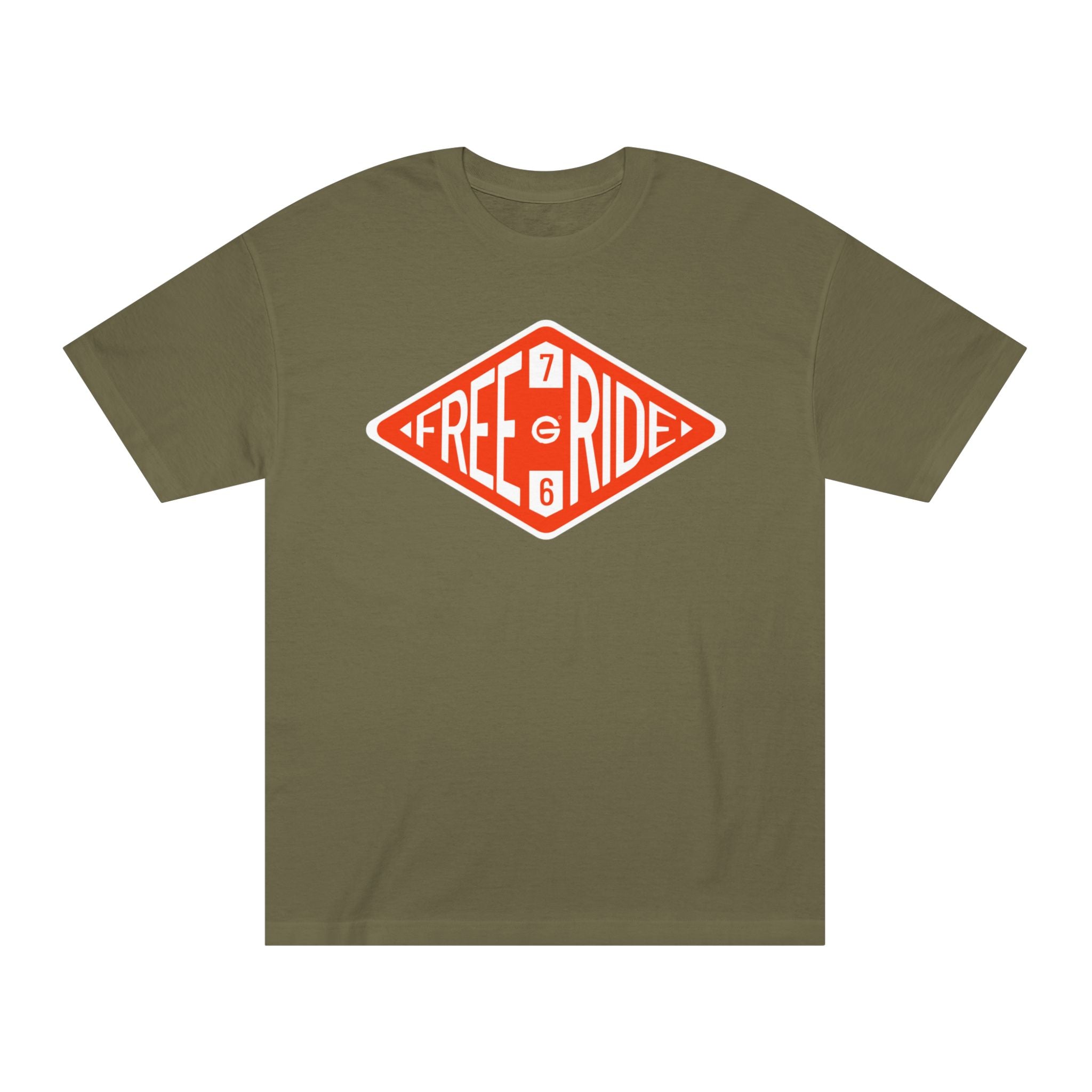 Free Ride 766 Retro Logo Tee — Vintage Surf/Skate Graphic T-Shirt