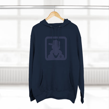 Minimalist Cowboy Silhouette Hoodie — Western Graphic Pullover