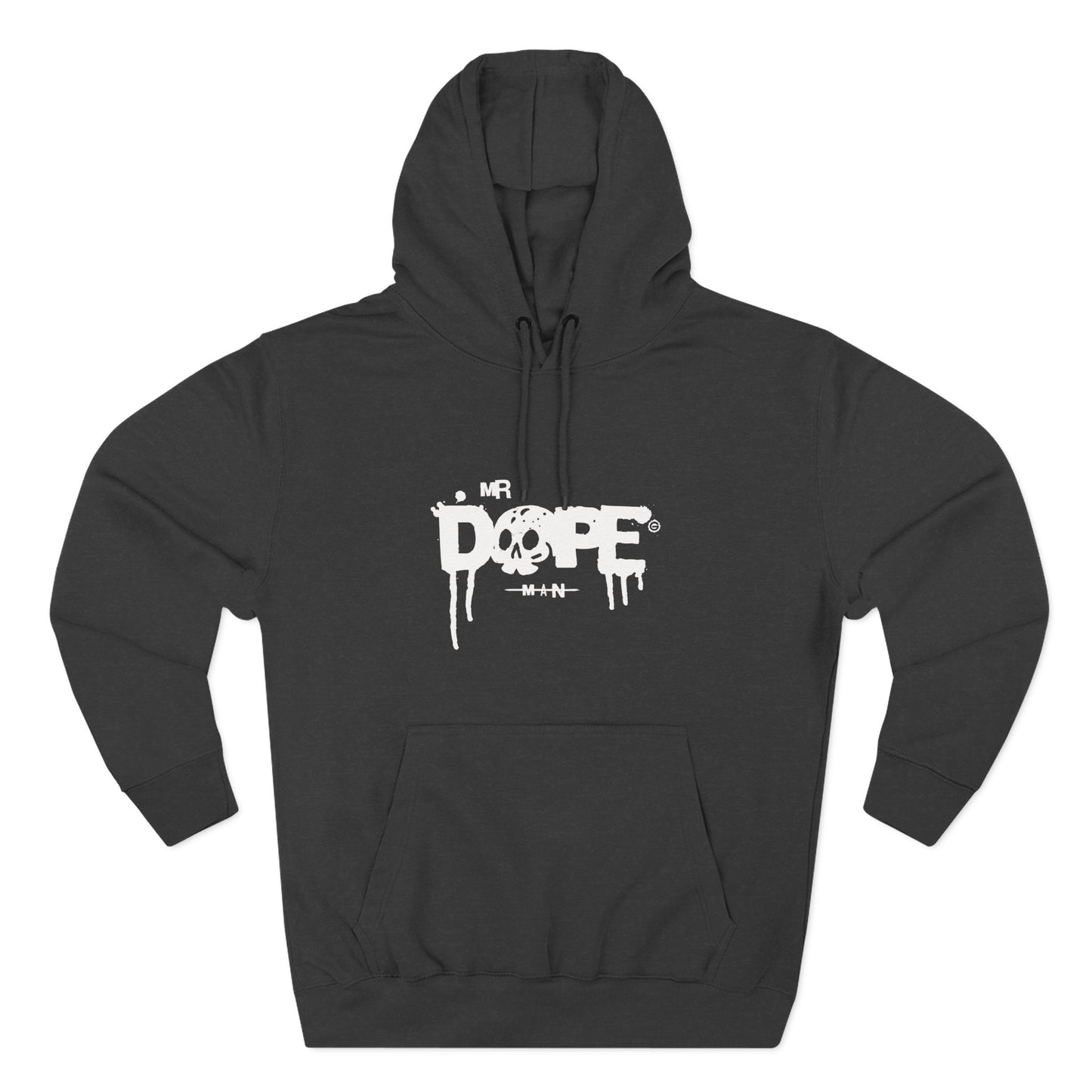 Classic White Three-Panel Hoodie