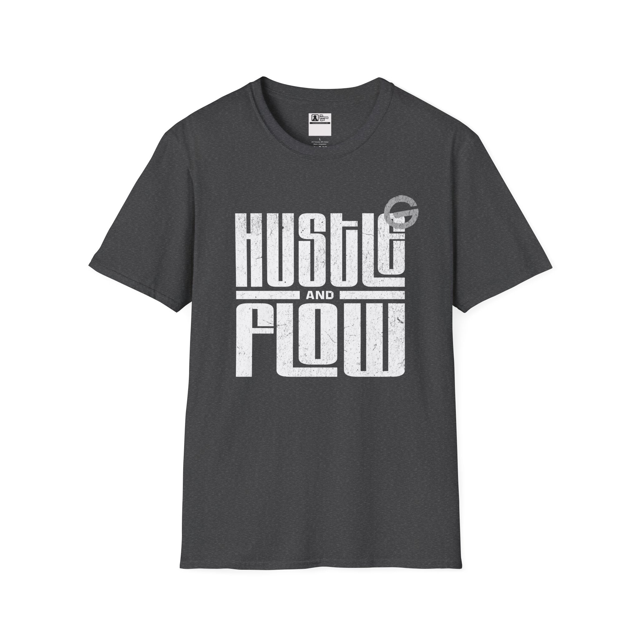 Hustle and Flow T-Shirt — Motivational Graphic Tee for Creatives & Entrepreneurs