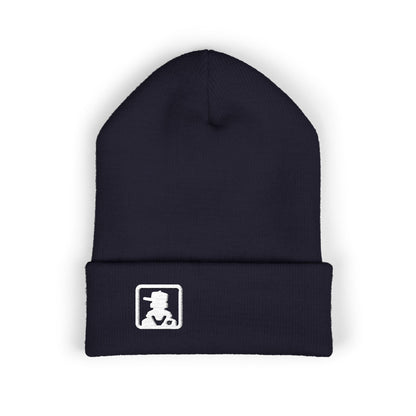 Classic Minimal Patch Knit Beanie
