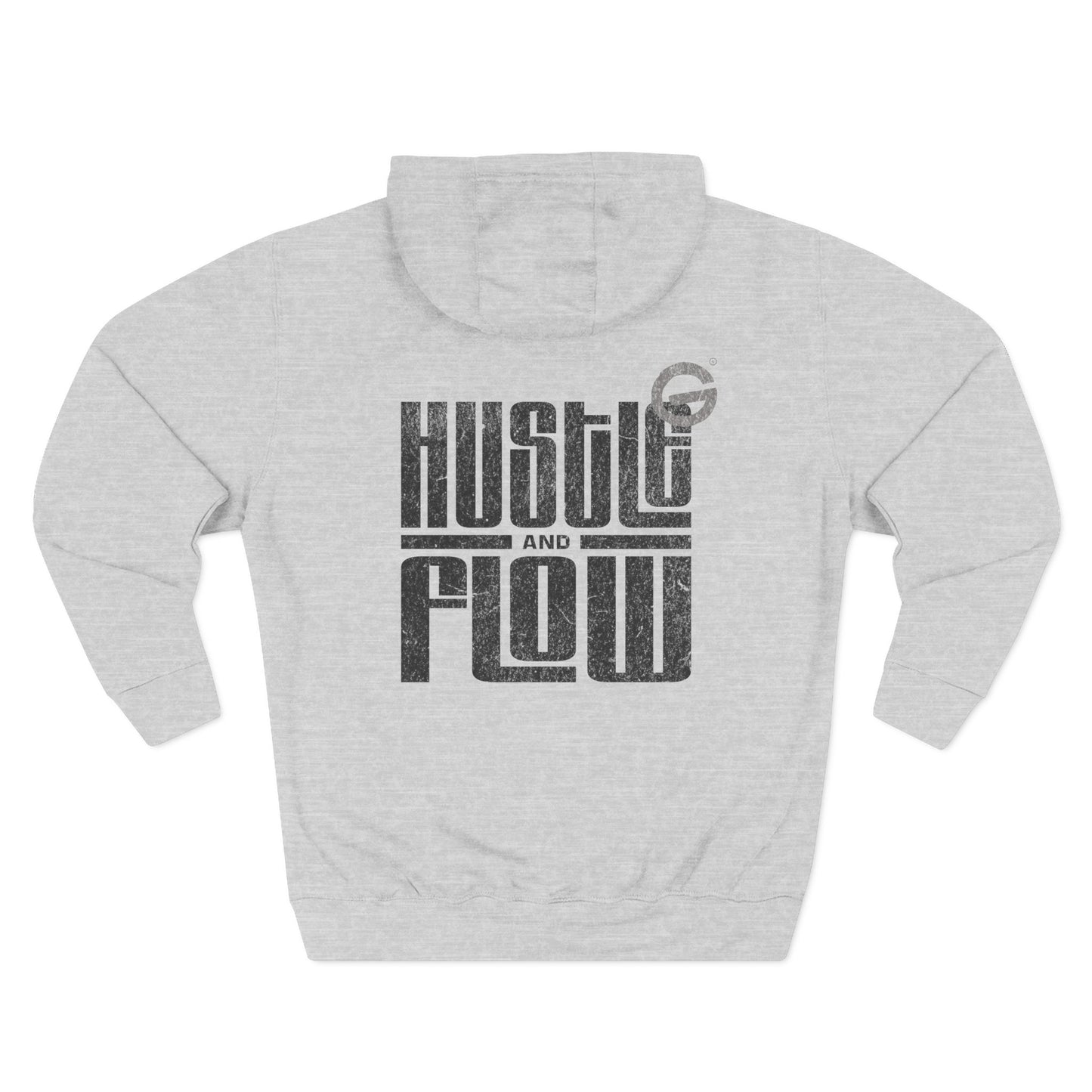 Hustle Flow Motivational Fleece Hoodie