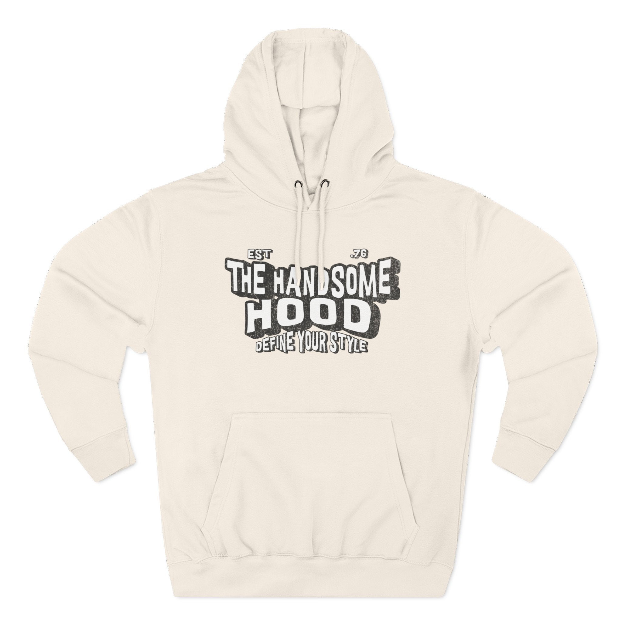 The Handsome Hood Hoodie – Retro Script Graphic Pullover