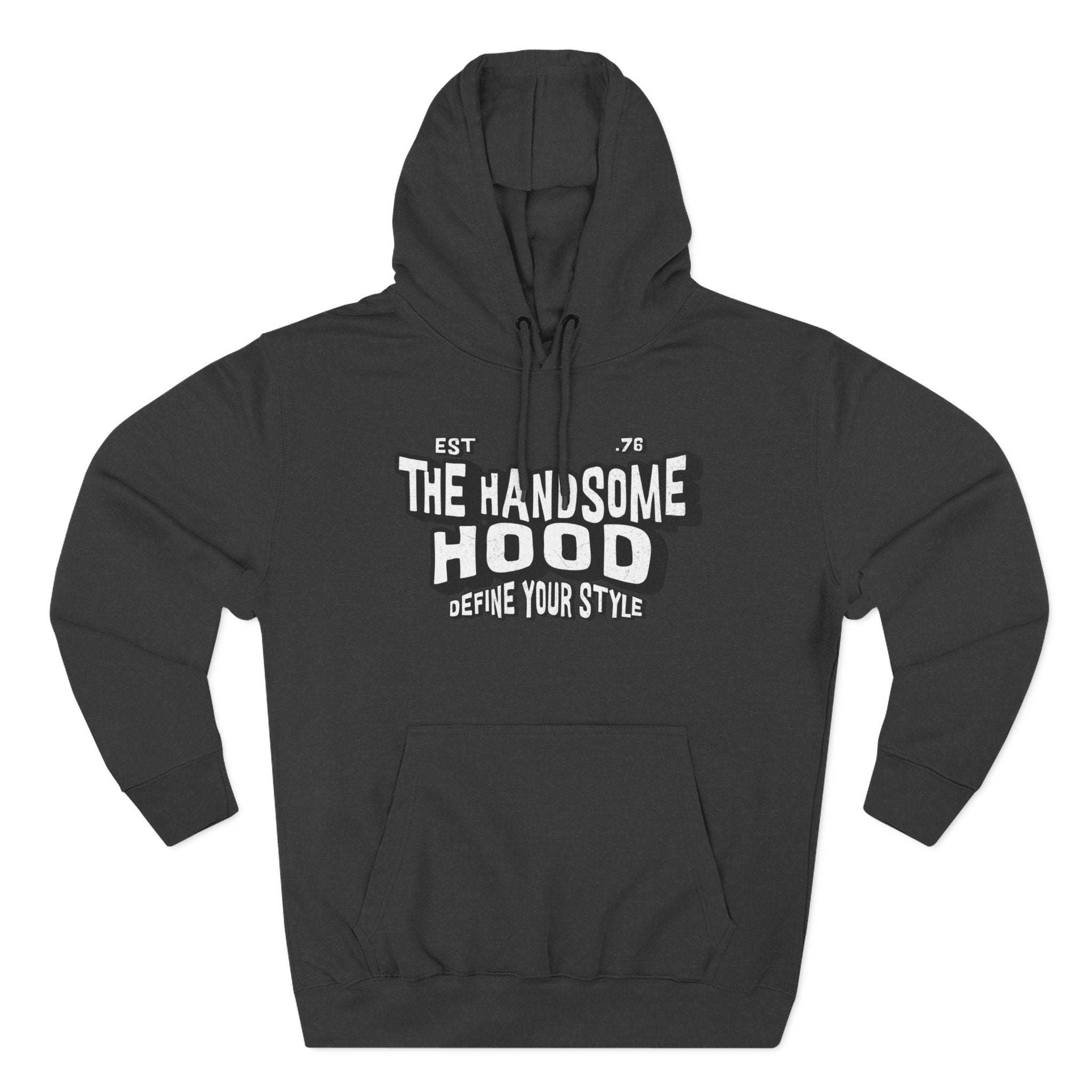 The Handsome Hood Hoodie – Retro Script Graphic Pullover