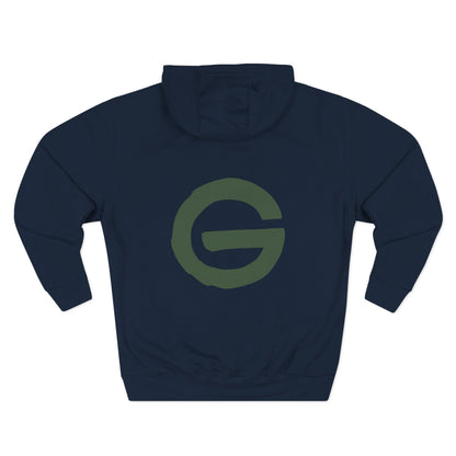 Minimalist Green 'G' Logo Hoodie