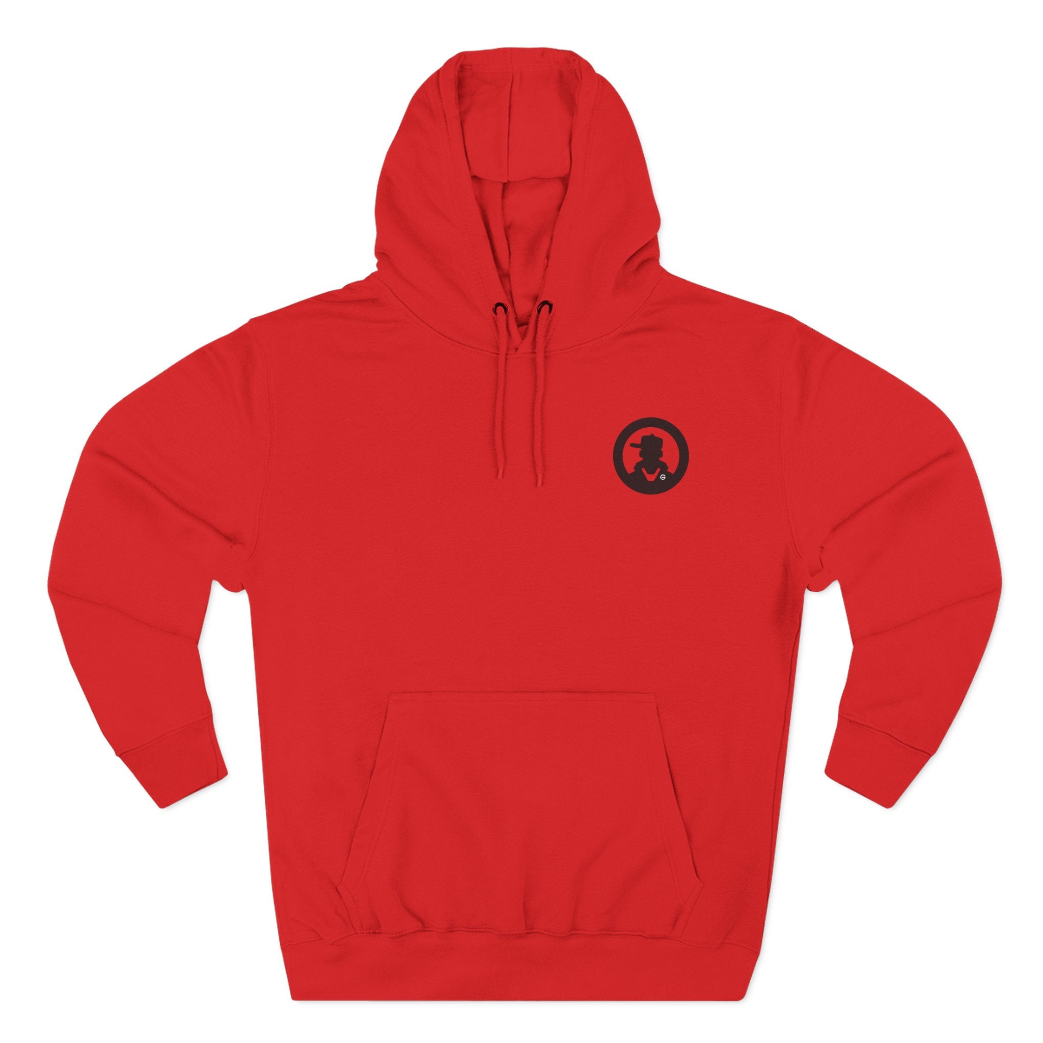 Three-Panel Fleece Hoodie