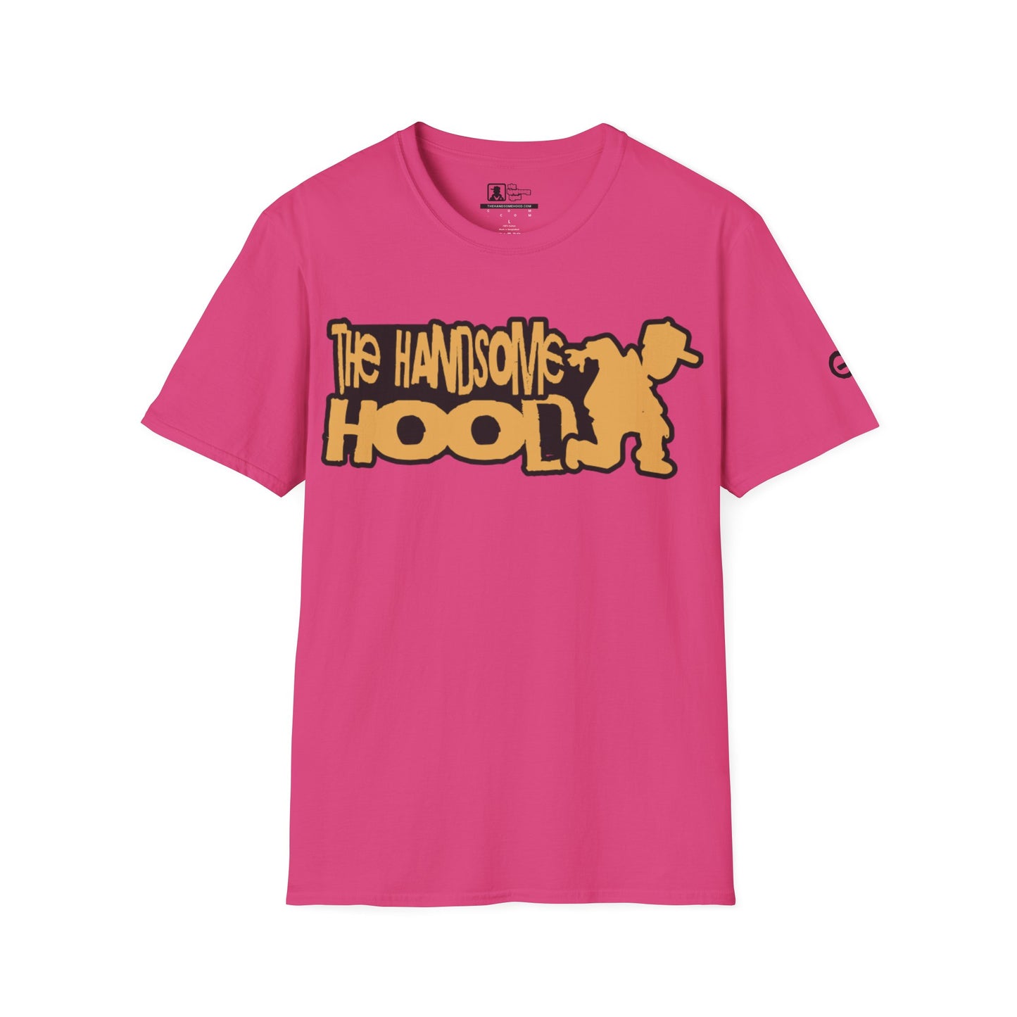 Handsomeschool Graphic T‑Shirt — 'The Handsome Hool' Retro Mascot Tee