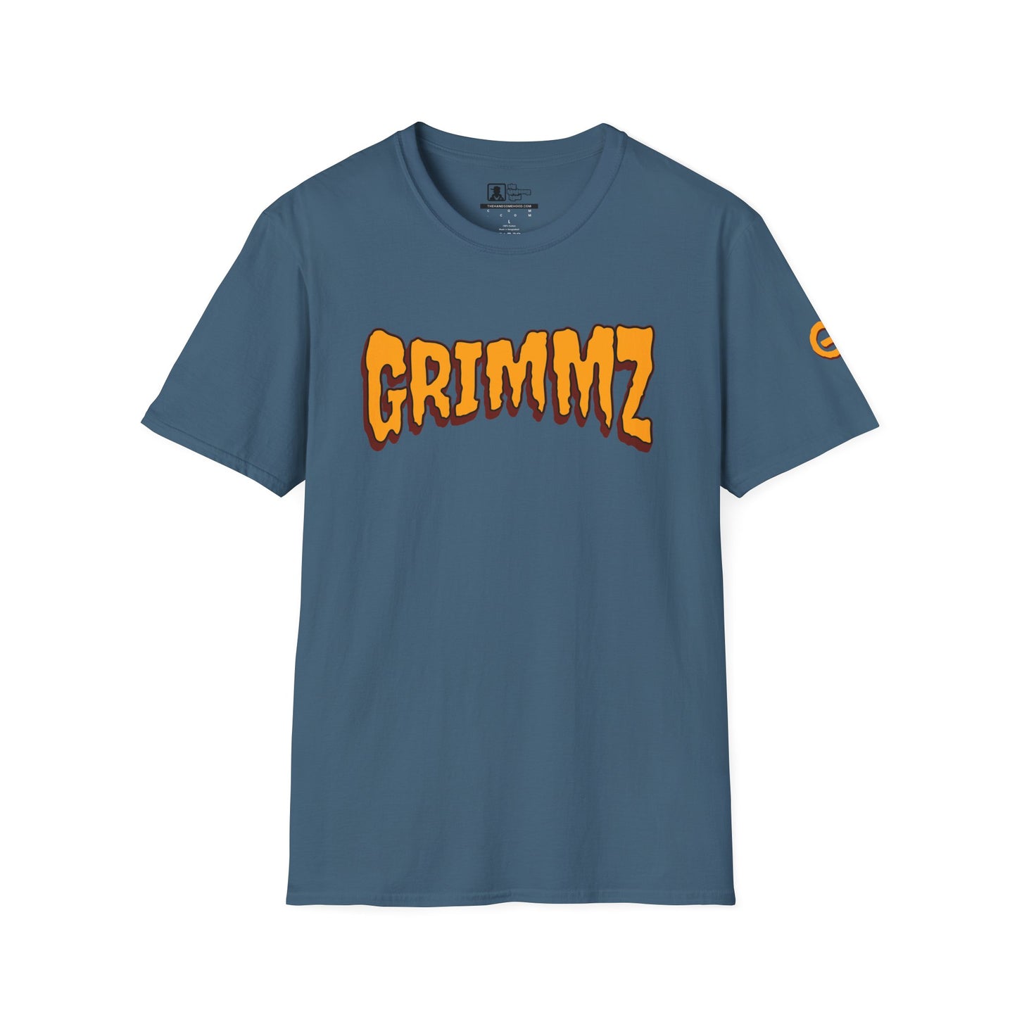 Grimmz Orange Drip Logo T-Shirt