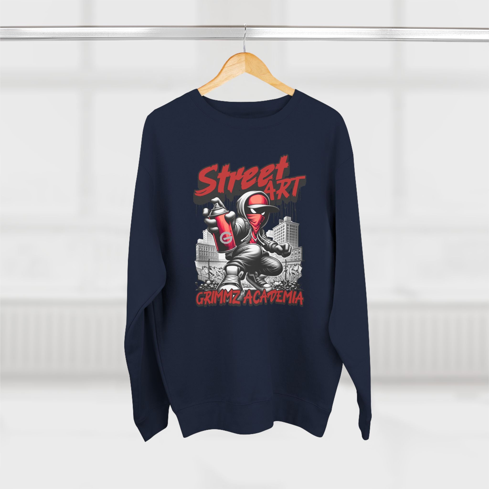 Street Art Crewneck Sweatshirt – Graffiti Skater Graphic