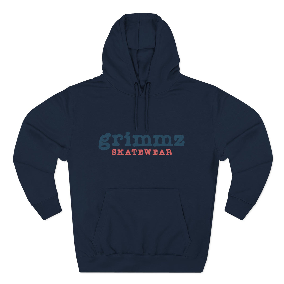Grimmz Skatewear Fleece Hoodie — Vintage Skate Logo Pullover