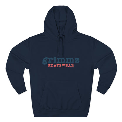 Grimmz Skatewear Fleece Hoodie — Vintage Skate Logo Pullover