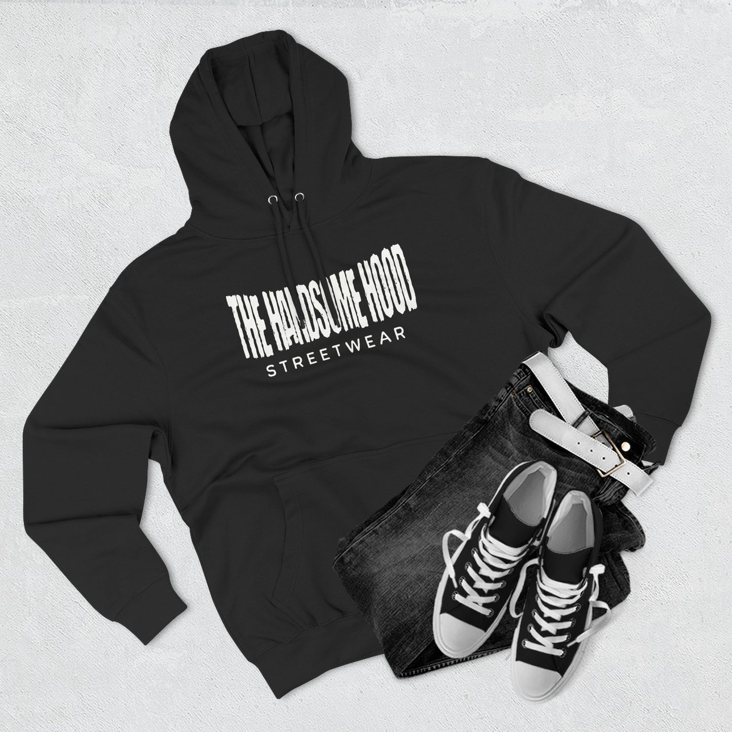 Housome Hood Grey Three-Panel Hoodie