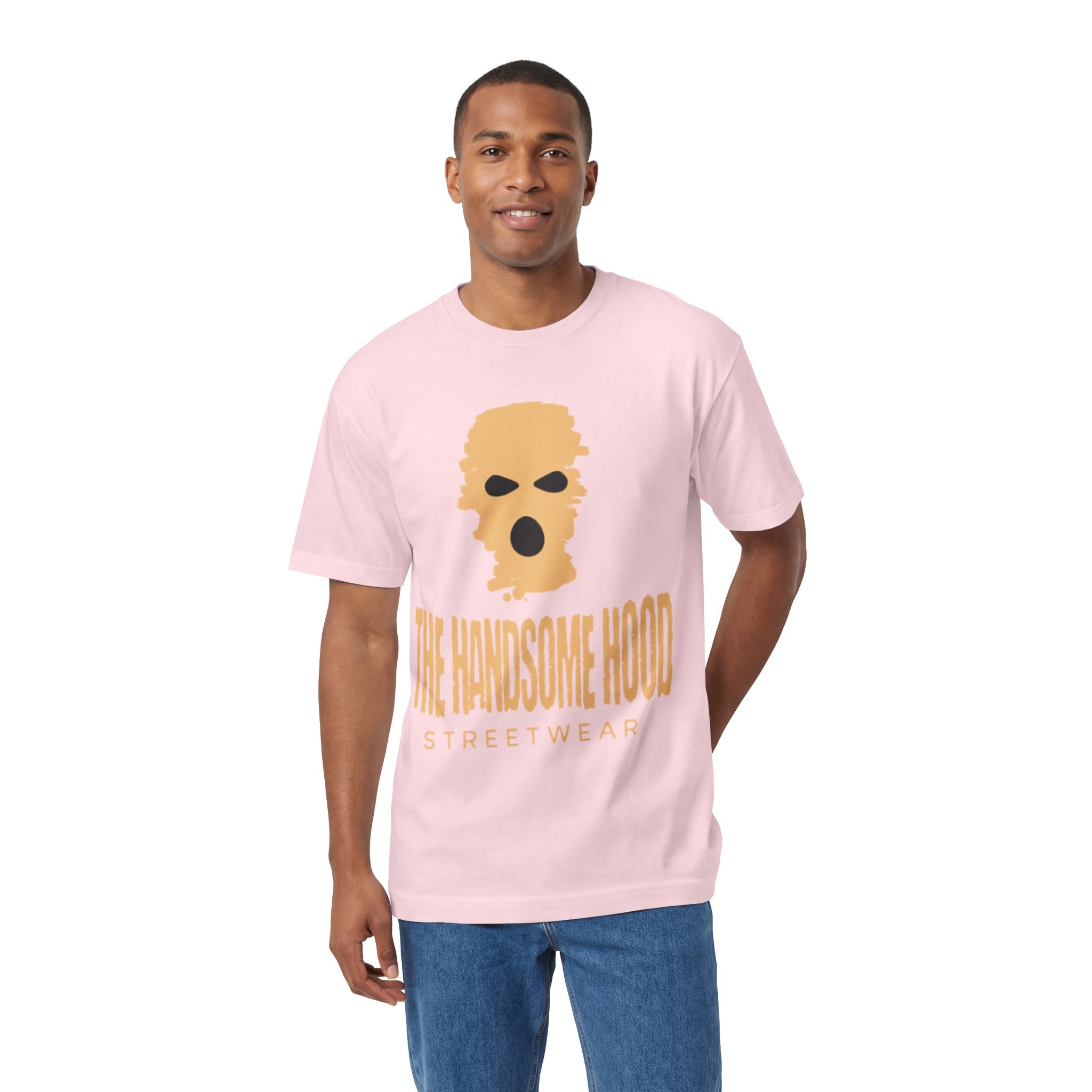 Streetwear Tee — "The Handsome Hood" Graphic T-Shirt