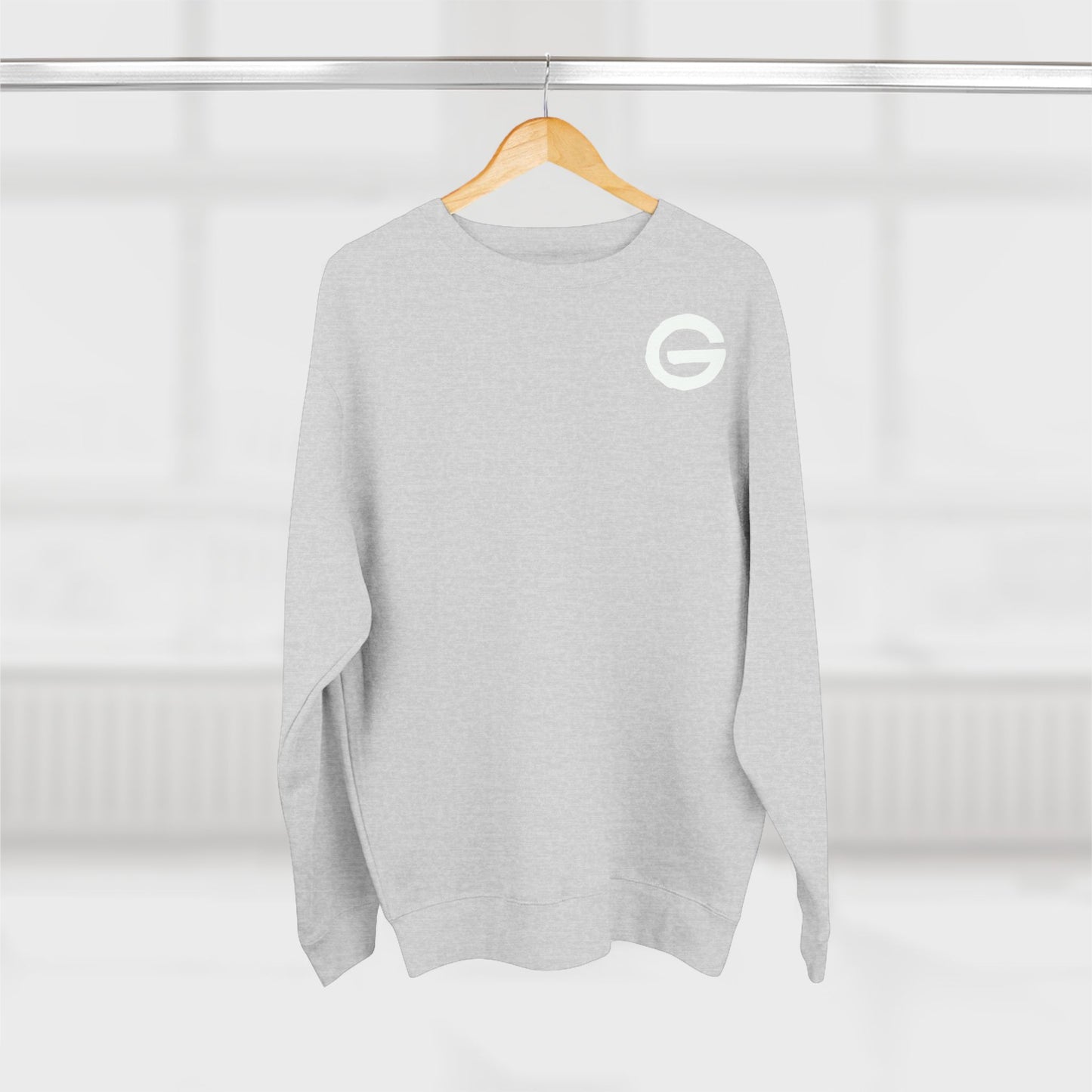 Skeleton Skate Crewneck Sweatshirt — "Fall Seven Ride Eight" Graphic