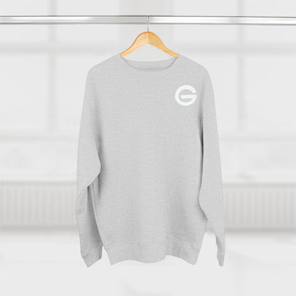 Skeleton Skate Crewneck Sweatshirt — "Fall Seven Ride Eight" Graphic
