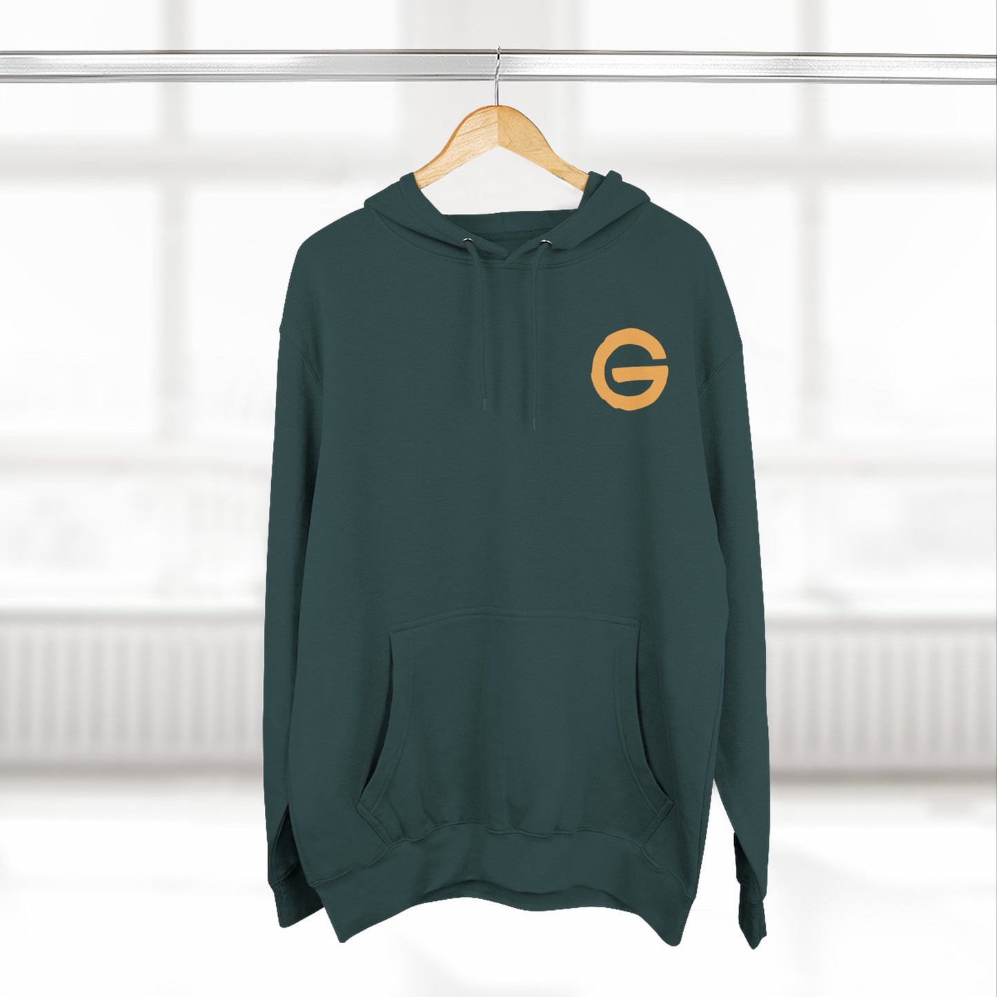 G Circle Logo Hoodie Minimalist