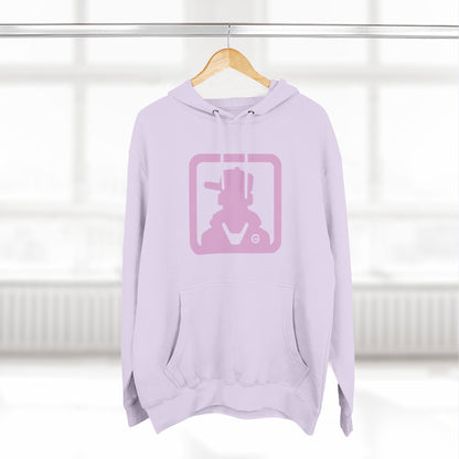 Pastel Pink Cat Hoodie