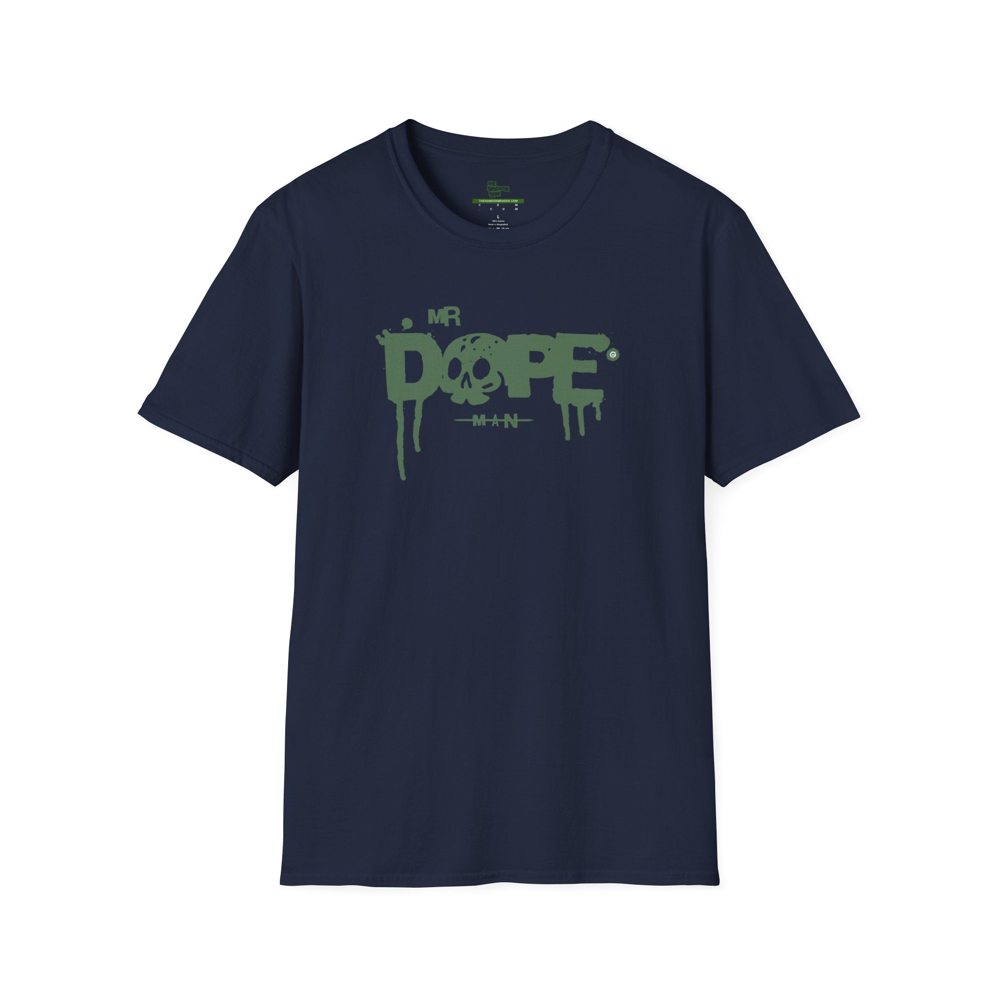 Dope Skull Graffiti T-Shirt — "Mr Dope" Drip Streetwear Tee