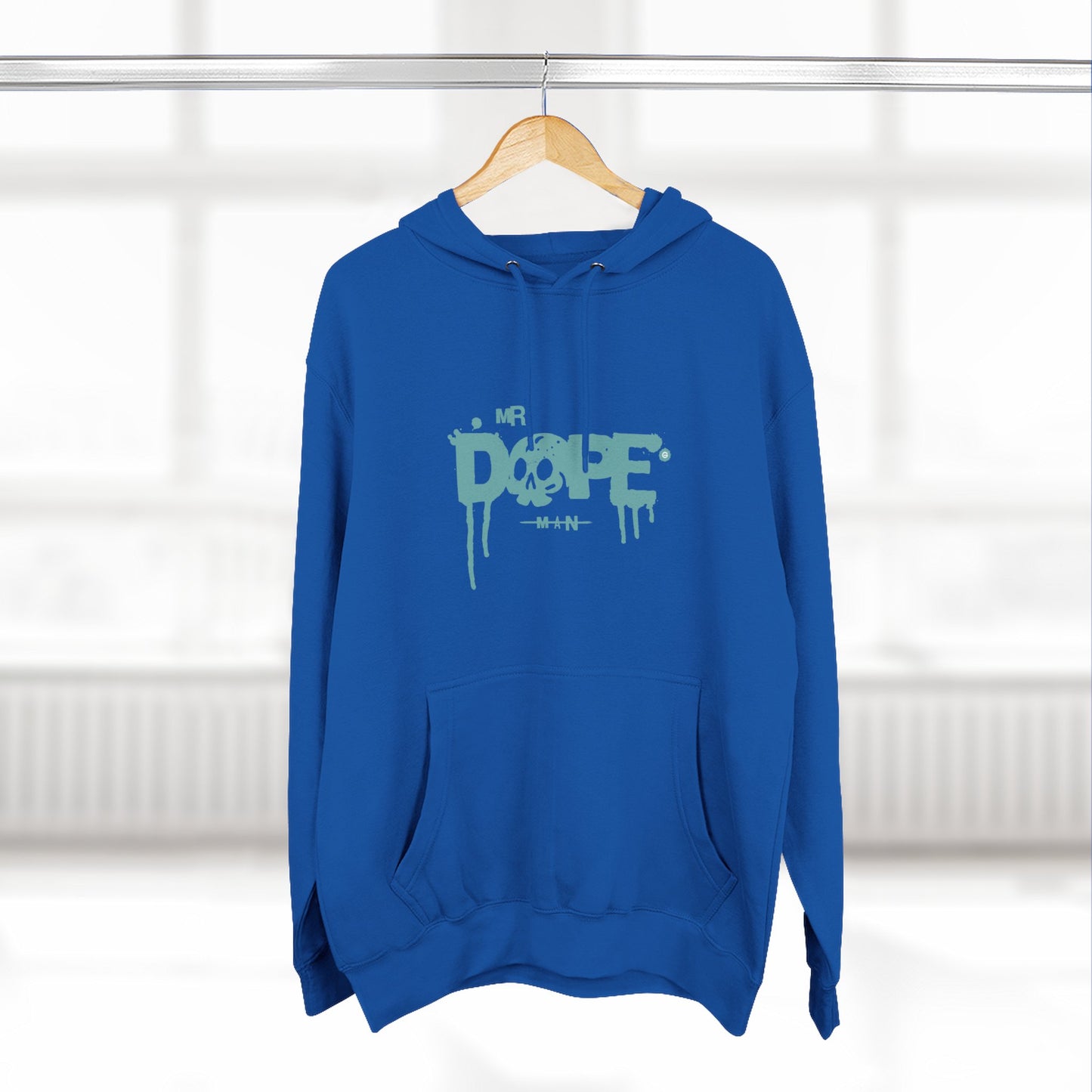 Dope Skull Fleece Hoodie Graphic Streetwear