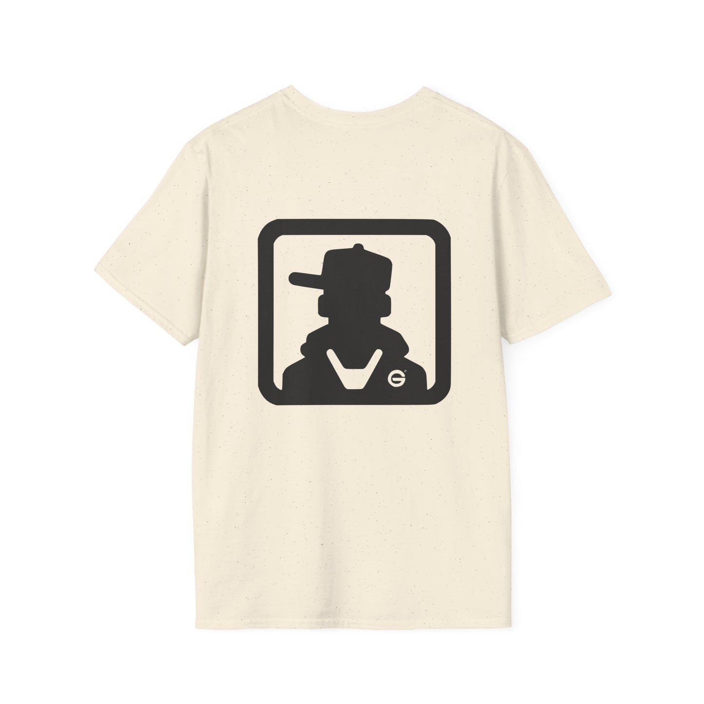 Minimal Monochrome Silhouette Logo Tee