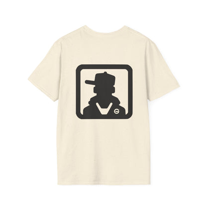 Minimal Monochrome Silhouette Logo Tee