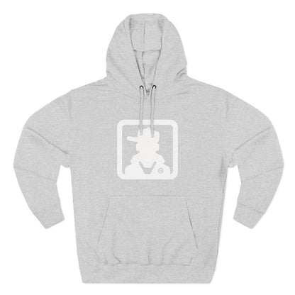 Minimal Square Logo Fleece Hoodie