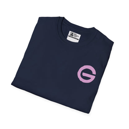 T-Shirt — Minimal Pink 'G' Logo Tee