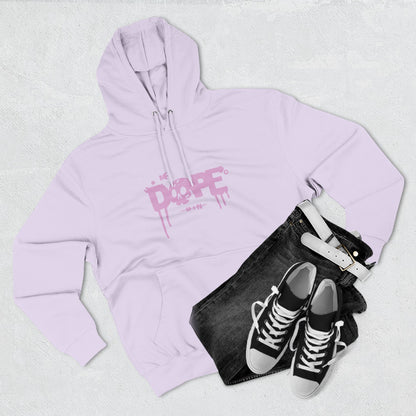 Dope Skull Graphic Hoodie Pink Drip Streetwear