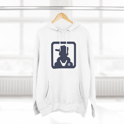 Minimalist Cowboy Silhouette Hoodie — Western Graphic Pullover