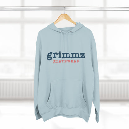 Grimmz Skatewear Fleece Hoodie — Vintage Skate Logo Pullover