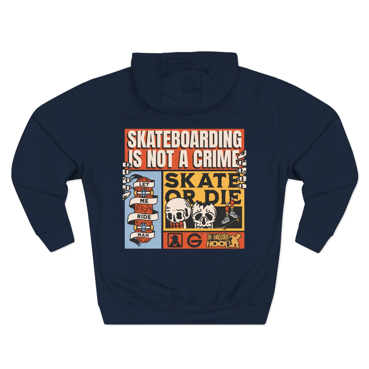 Skate Not Crime Graphic Hoodie
