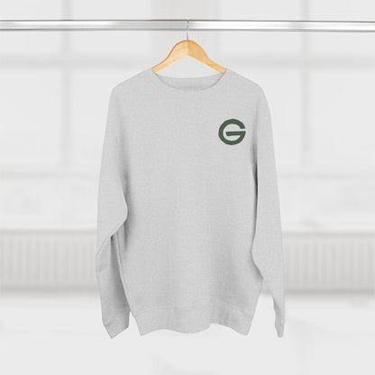 Minimalist Green 'G' Logo Crewneck Sweatshirt