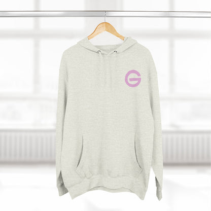 Minimalist Pink G Logo Hoodie