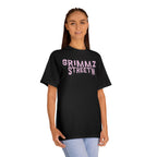 Grimmz Streetwear Tee — Pink Graffiti Logo T-Shirt
