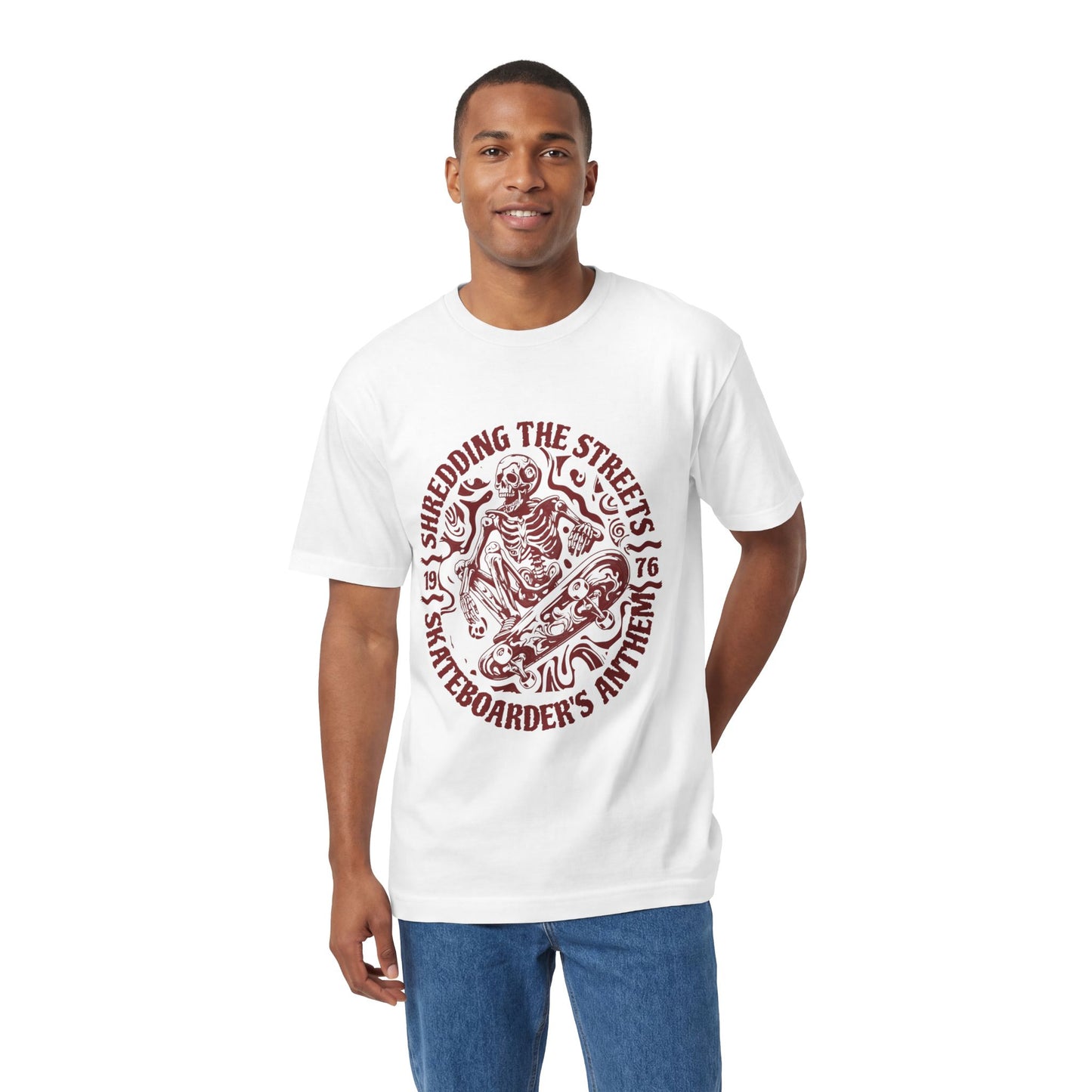Skate Anthem Shredding Streets Tee