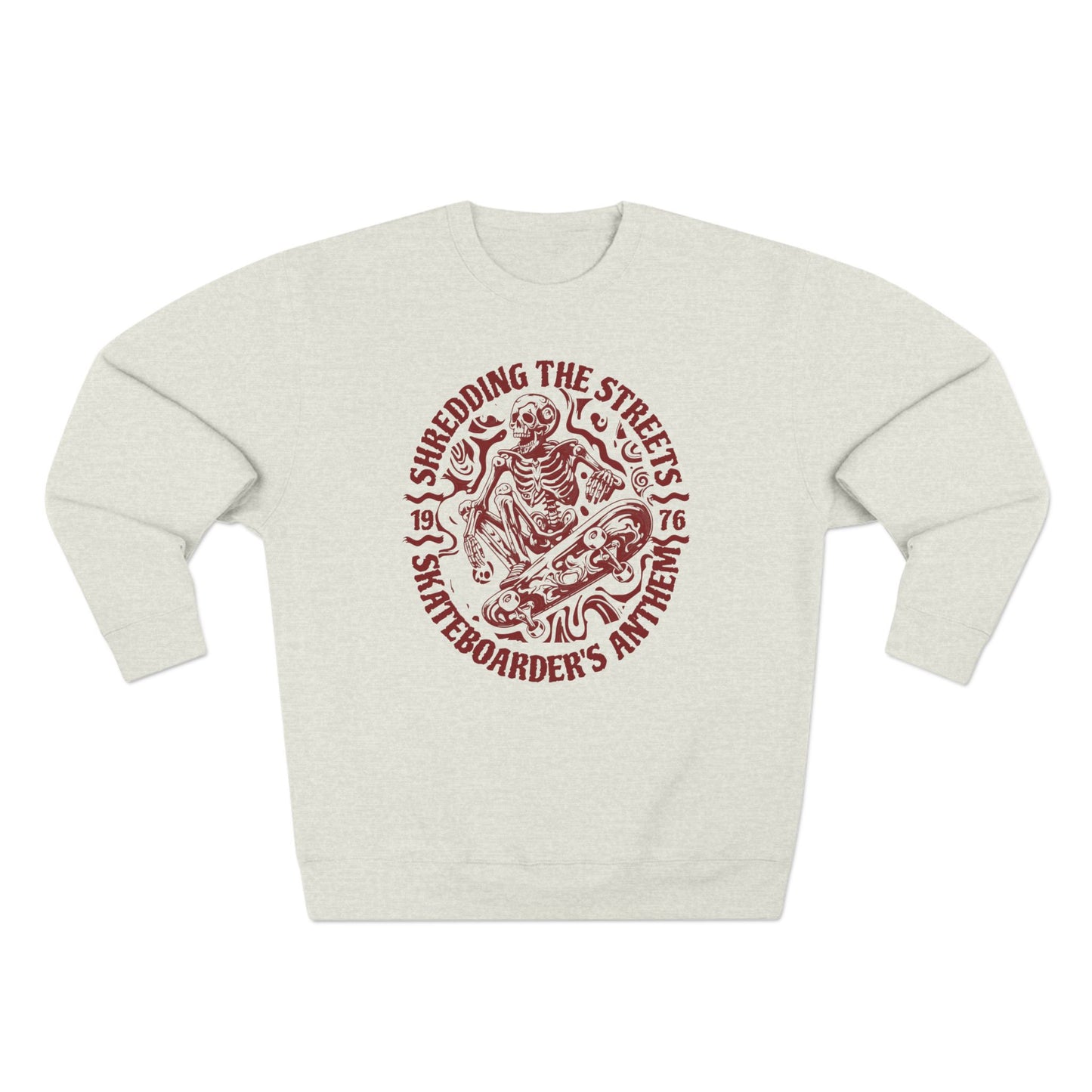 Skate Anthem Shredding Streets Sweatshirt
