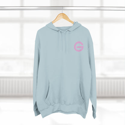 Minimalist Pink G Logo Hoodie