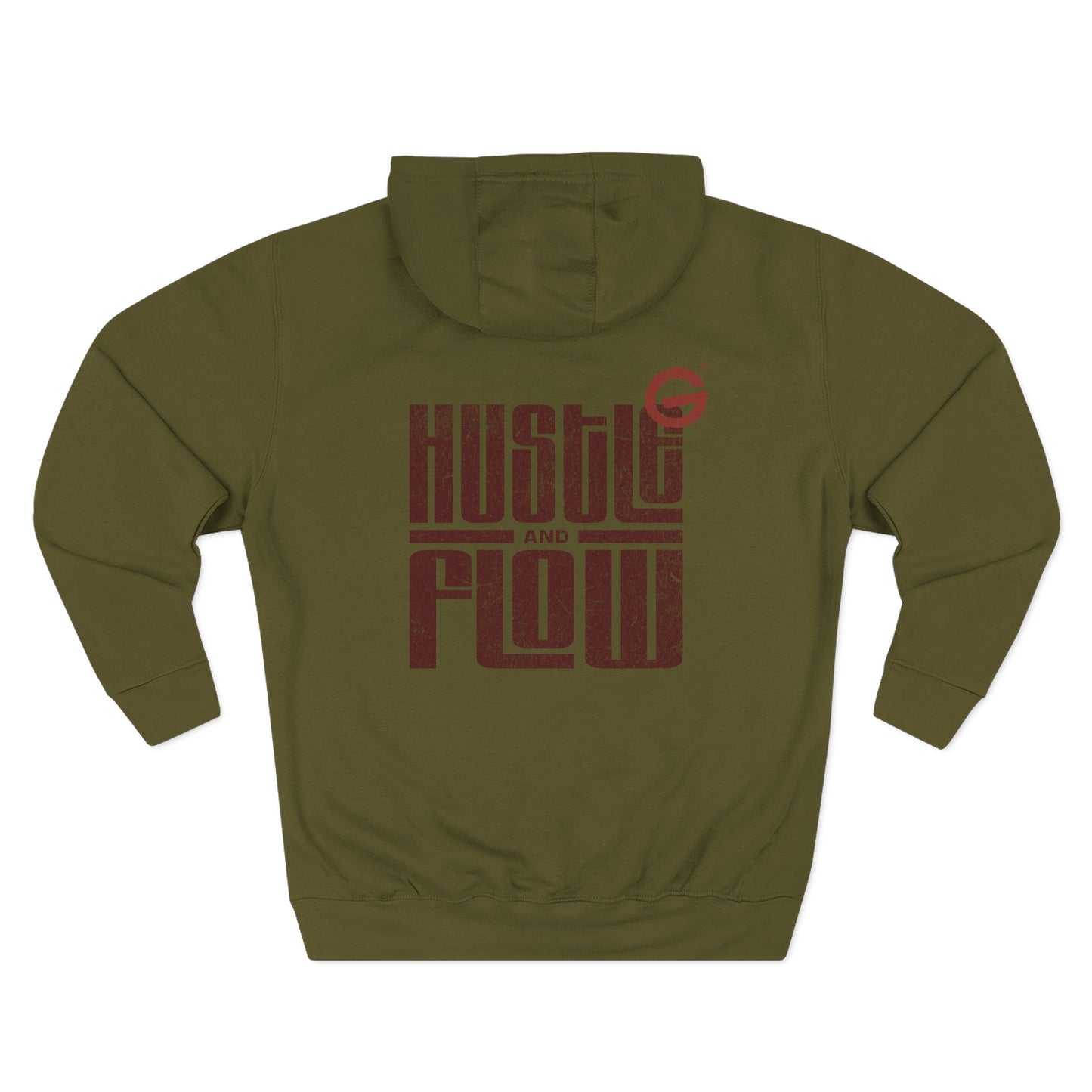 Hustle Flow Graphic Fleece Hoodie