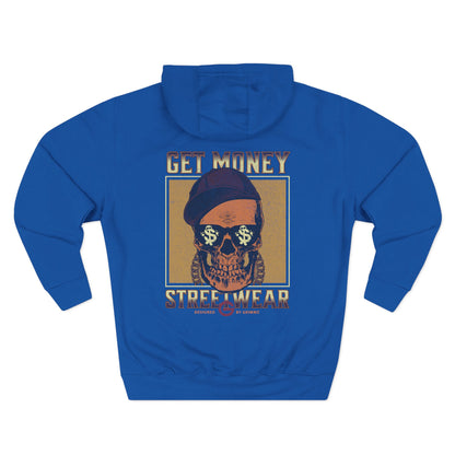 Get Money Streetwear Skull Graphic Hoodie